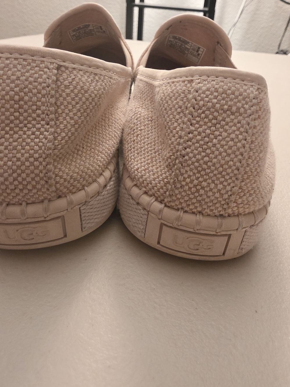 UGG Women's Slip-On Casual Sneaker in Light Beige - Picture 7 of 9